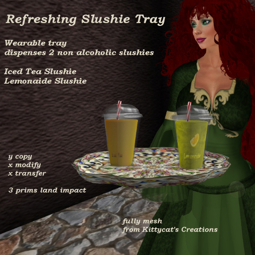 Refreshing Slushie Tray non alcoholic