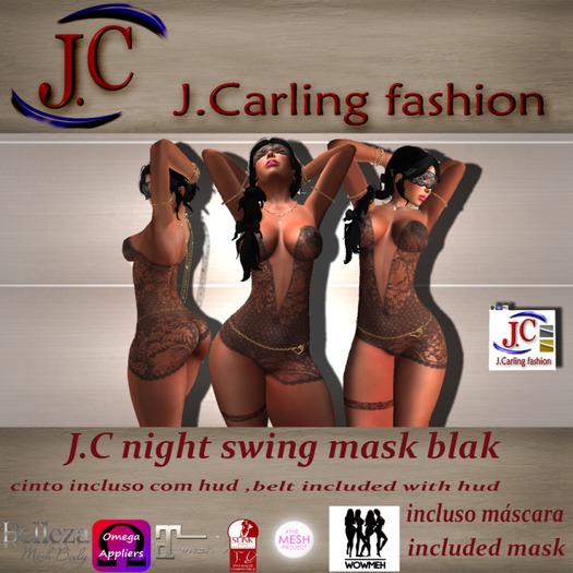 J.C night swing mask black