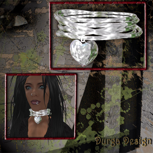 Necklace silver reflection, Durga Design