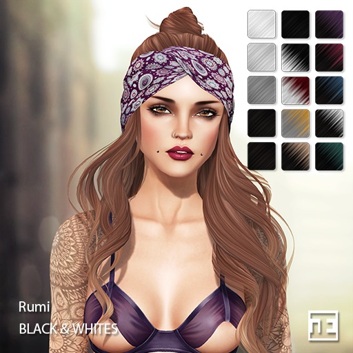 TRUTH HAIR Rumi - black & whites