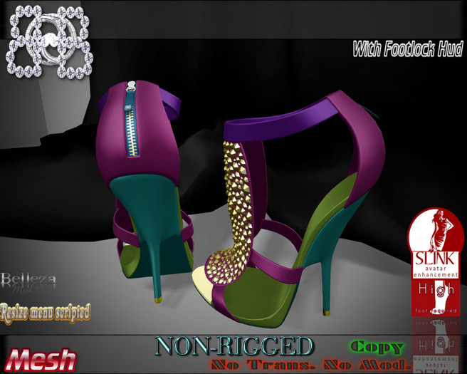 !!BHB!! FORMAL GLITZ HEELS MIXED(ADD)
