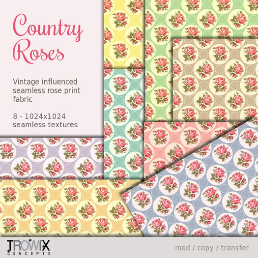 Trowix - Country Roses Textures