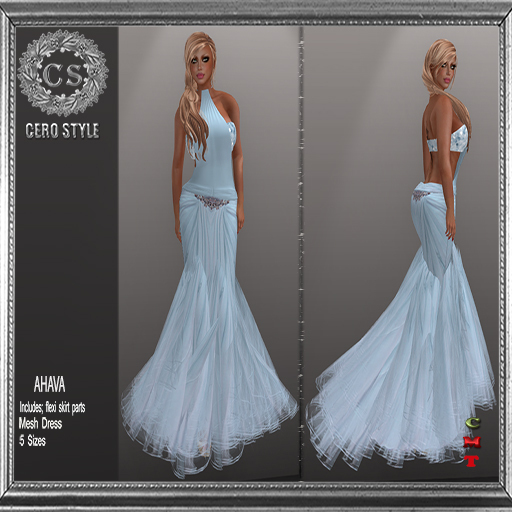 CERO STYLE Ahava Gown Blue