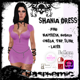 BLASPHEMIC - SHANIA DRESS - PINK 