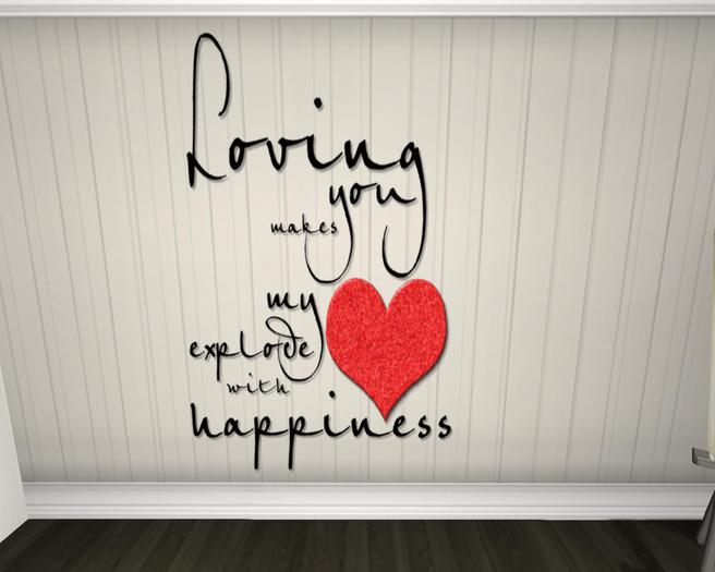 *FF* Decal & Canvas - Loving You Decal Decor