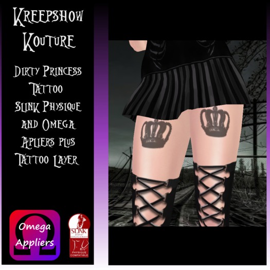 Dirty Princess Leg Crowns