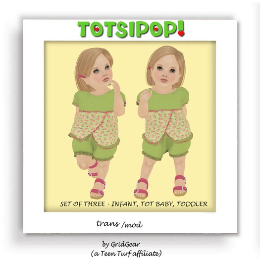 TOTSIPOP! Set Of Three Luv Set