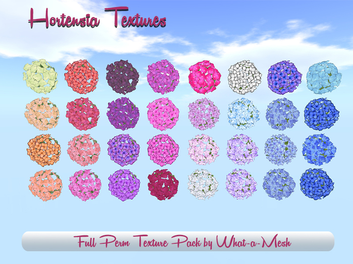 [WaM]/T-Spot Mesh - Hortensia Texture Pack