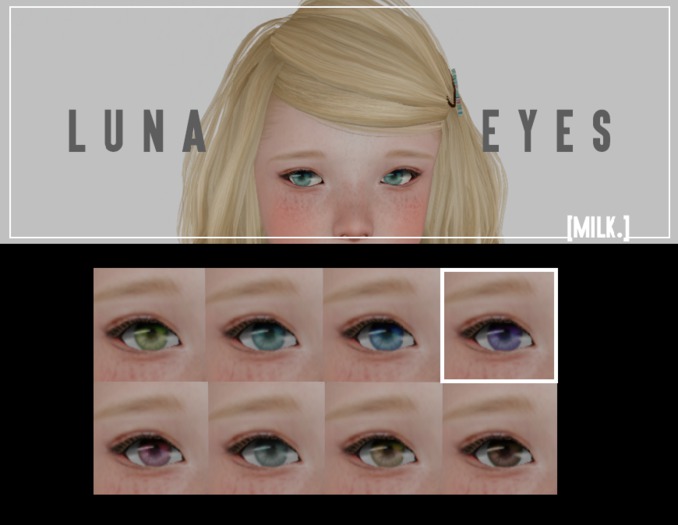 [Milk.] Luna Eyes - Indigo