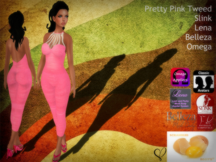 Pretty Pink Tweed