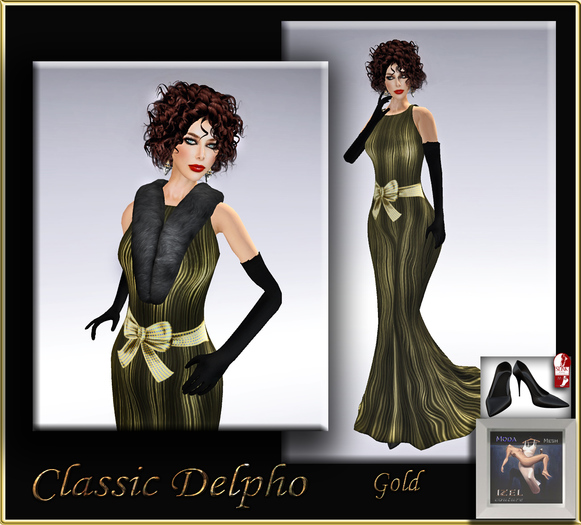 IzelCouturee Delpho  Gold