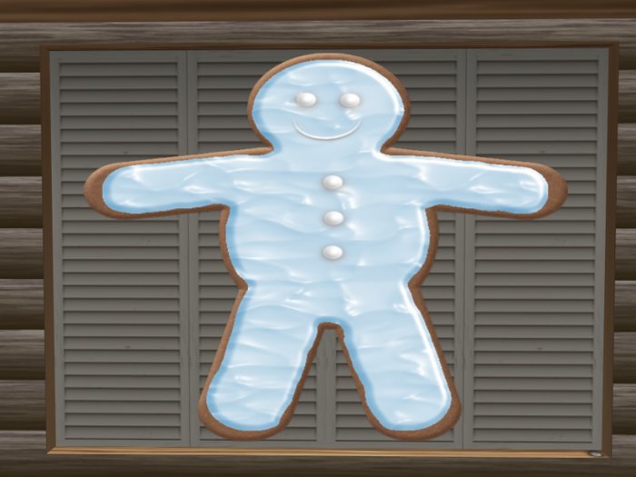 Gingerbread Man - Blue