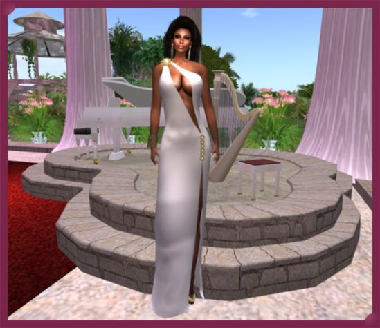 ::MALLI:: ALMA GOWN IN WHITE