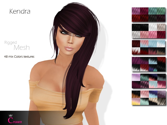 .::Crown::. Long Hair "Jasmin" DEMO V2.0