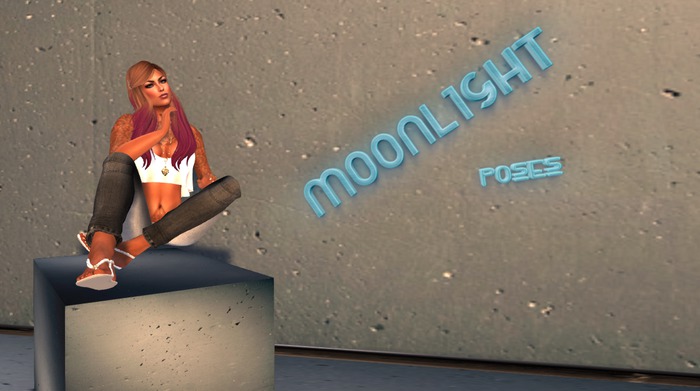 Moonlight Poses - Thinking 1F - Single Pose