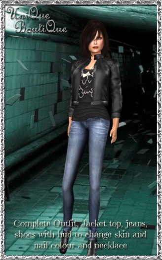 *UniQue* Biker Chick complete outfit  7