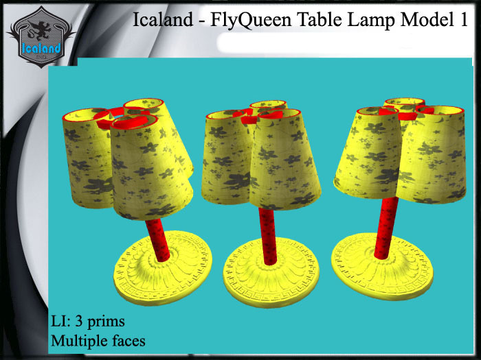 Icaland - FlyQueen Table Lamp Model 1