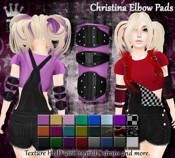 [Syn] Christina Elbow Pads (Texture HUD)