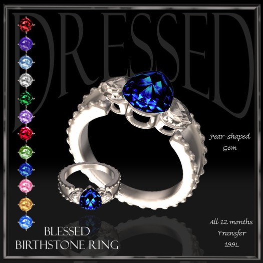 ::DBL:: Blessed Birthstone Ring