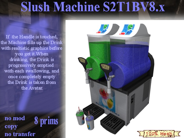 Slush Machine S2T1BV8.1 (Boxed)