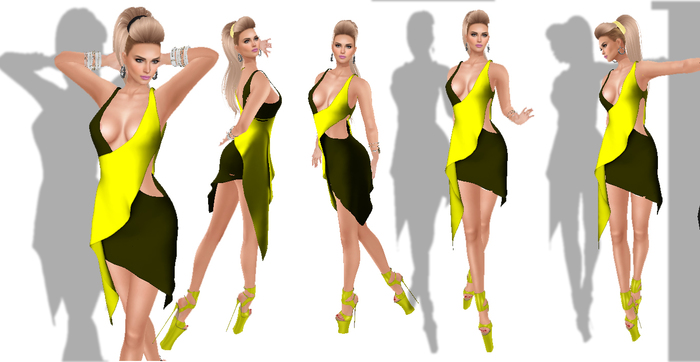 FIRU-Mini Dress-YELLOW