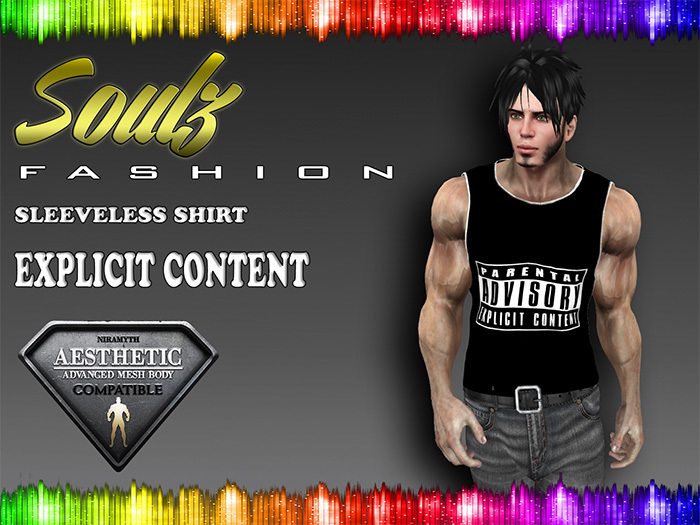 :][: Soulz Fashion :][: - Sleeveless Shirt - Explicit Content