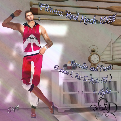 {..C&D..}  Fitness Red