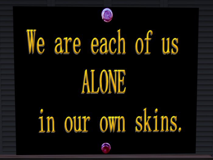 Alone Sign