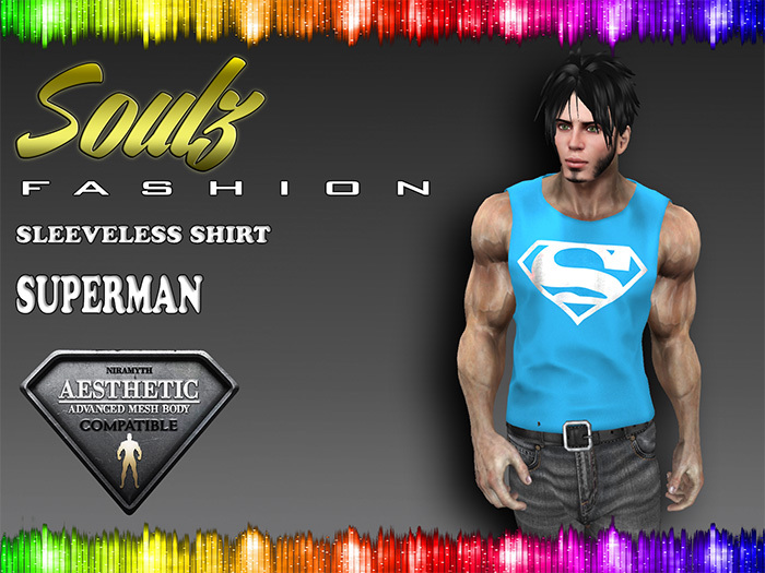 :][: Soulz Fashion :][: - Sleeveless Shirt - Superman
