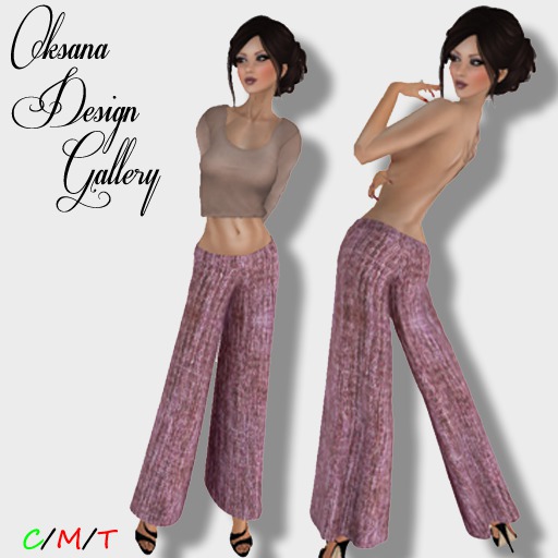 Happy Pants - Maroon Tweed