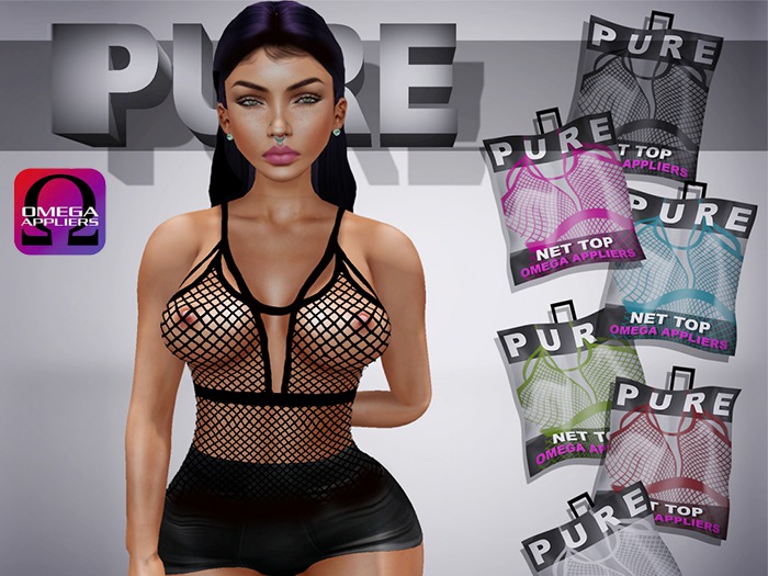 PURE - Net Topp - Black