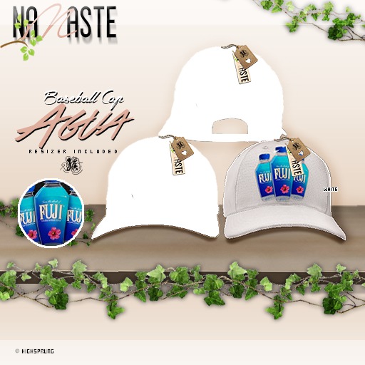 NAMASTE . Agua Cap: White
