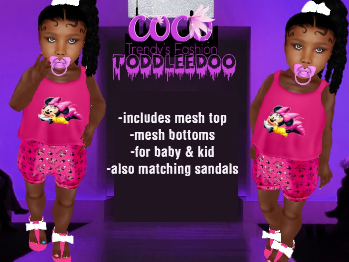 PInk TD Minnie Mouse fit