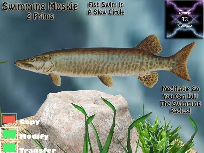 :: Furtropolis :: - Swimming Muskellunge