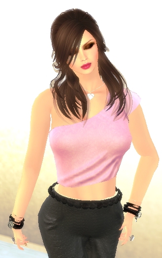 long top pink