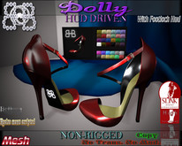 !!BHB!! DOLLY HEELS WITH WORK AND PLAY HUD (slink, belleza, resize)