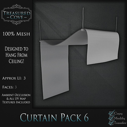 -TC- Curtain Pack 6 Mesh