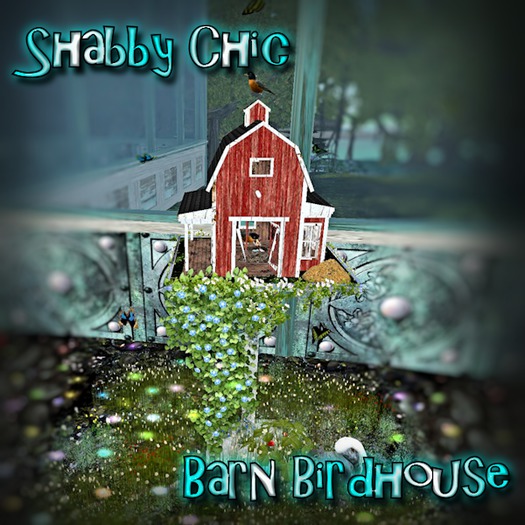 Shabby Chic Barn BirdHouse