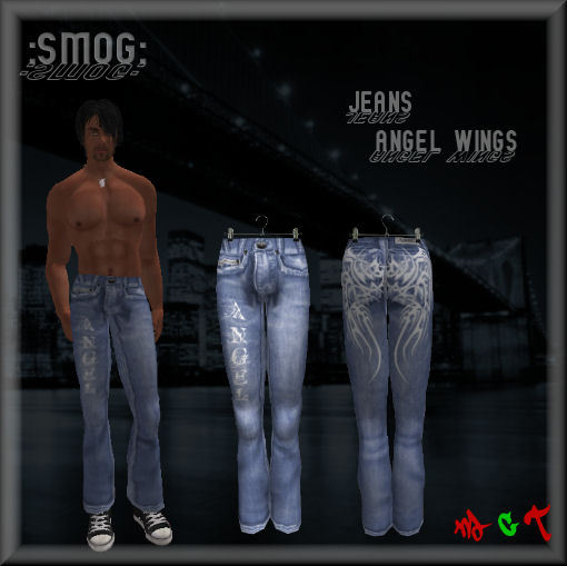 :SMOG: Jeans "Angel Wings" (Boxed)