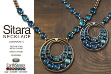 EarthStones Sitara Necklace - Labradorite