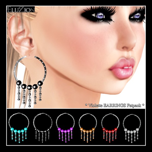 ELUZION * Violette Earrings FATPACK