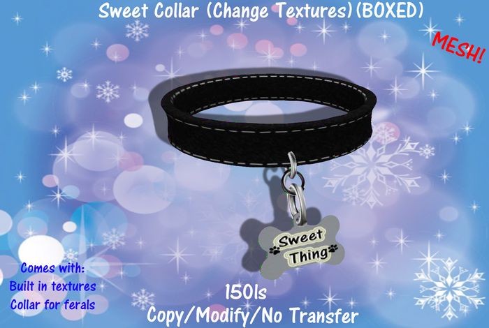 Sweet Collar (Change Textures)(BOXED)