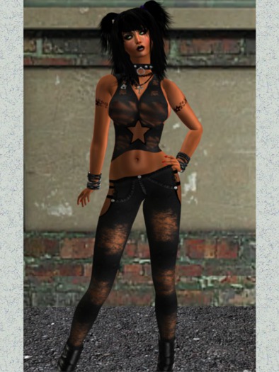 Jeans-Combo Punky Black (including Omega-Applier)