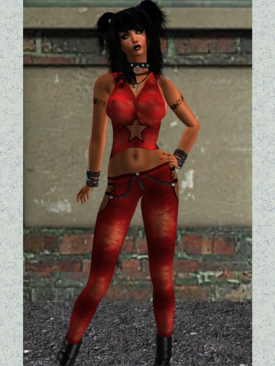 Jeans-Combo Punky Red (including Omega Applier)