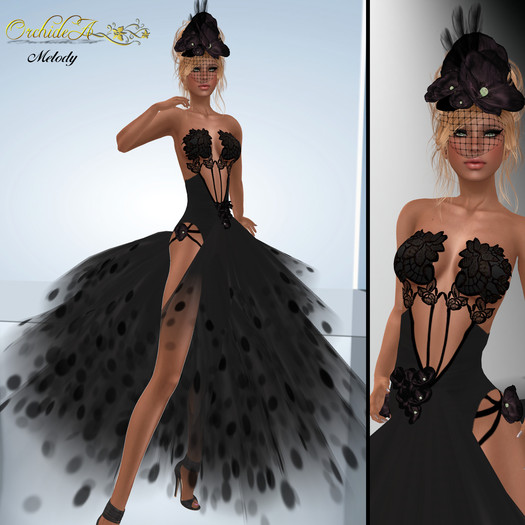** Orchidea**  MELODY black
