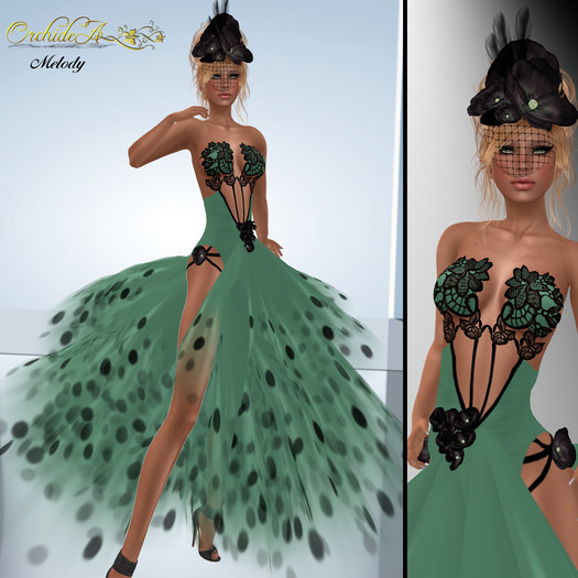 ** Orchidea** MELODY green dark