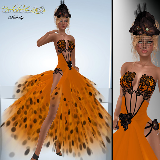 ** Orchidea**  MELODY black