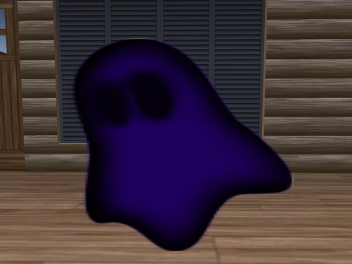 Halloween Ghost - Navy Blue