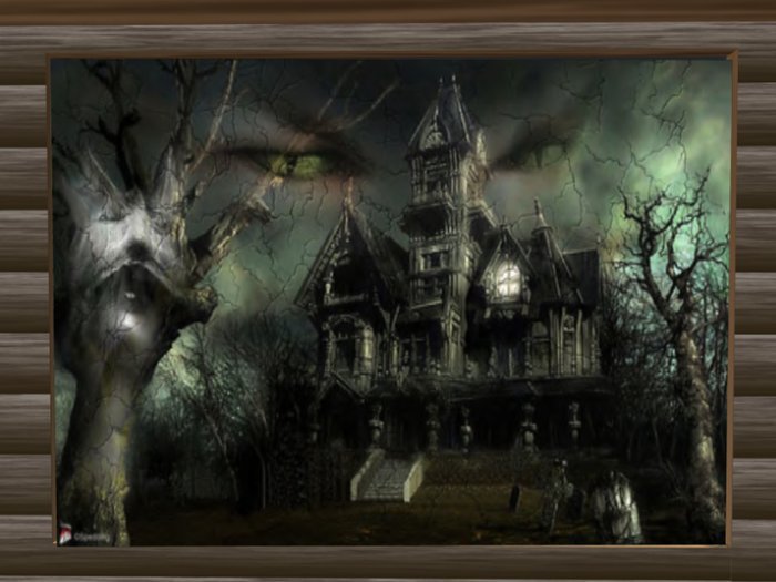 Halloween Poster - Gothic Manor