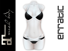 erratic / beth - bikini / black-white (maitreya)